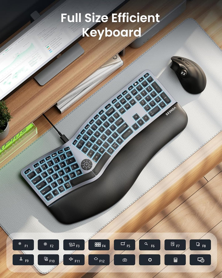 Full Size Efficient Keyboard