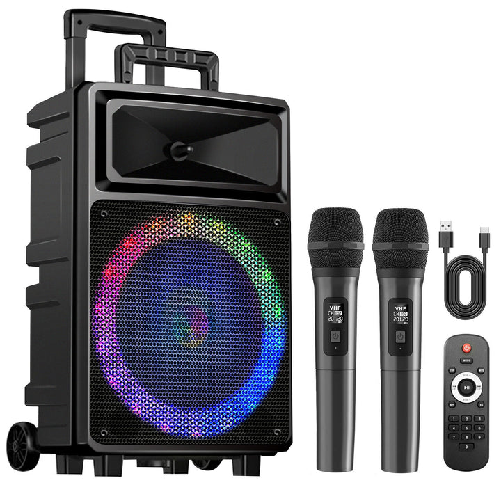 SEENDA BSE-10 | Karaoke Machine with 2 Wireless Microphones
