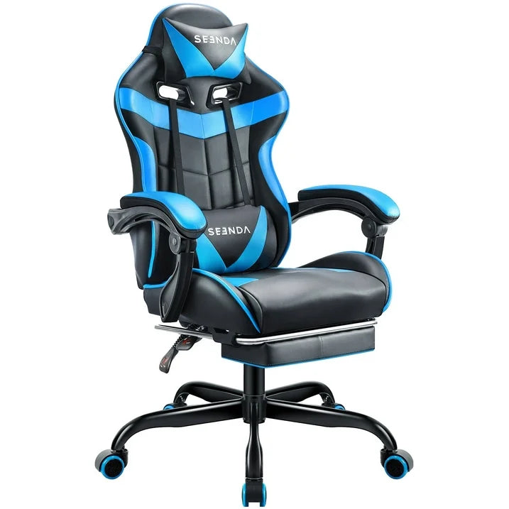 SEENDA GCE 10 | Ergonomic Computer Chair Height Adjustable - blue color