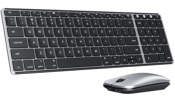 SEENDA SKM64-2 Bluetooth Keyboard and Mouse Multi-Device Rechargeable