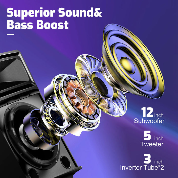 Superior sound & Bass Boost