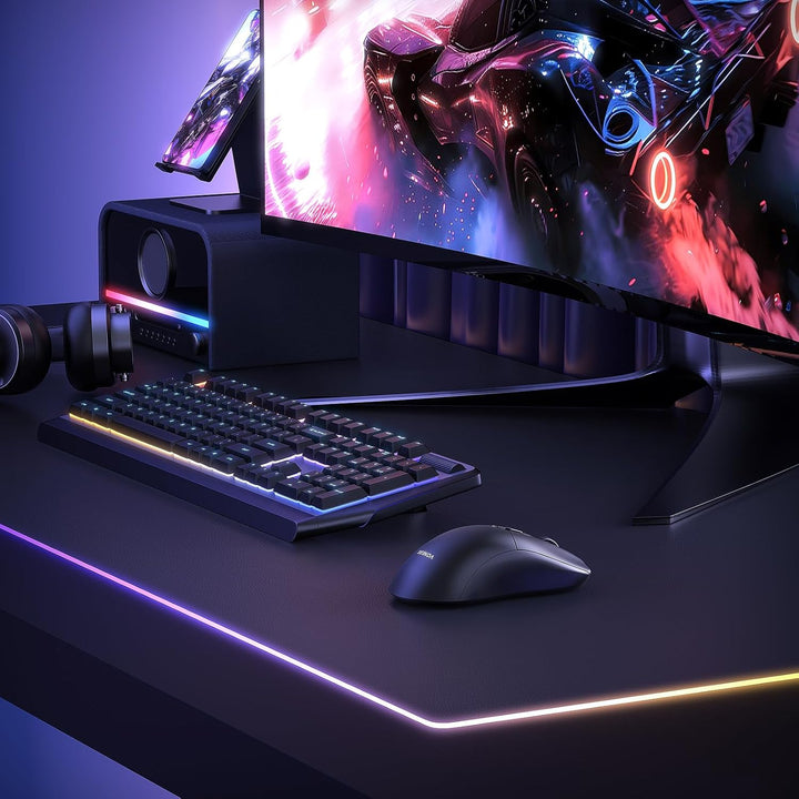 Workplace with SEENDA MG01 | Wireless Gaming Mouse