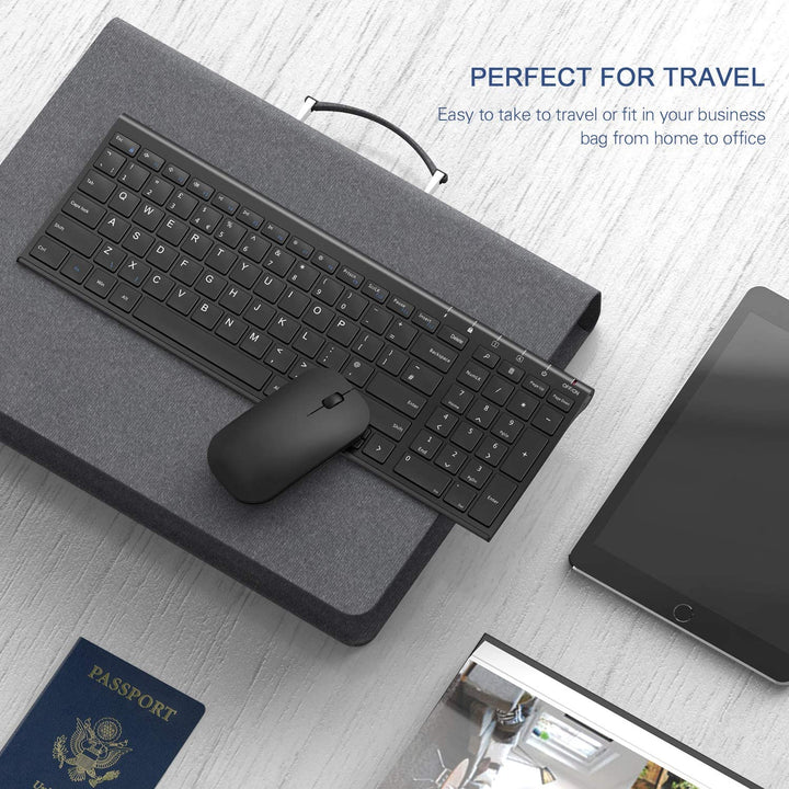 WGJP-031B Wireless Ultra Slim Keyboard Mouse Combo